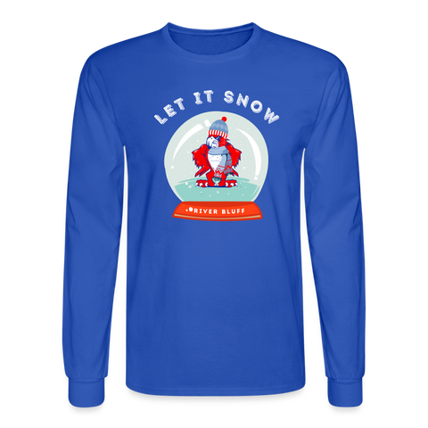 Men's Long Sleeve T-Shirt - royal blue