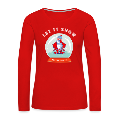 Women's Long Sleeve T-Shirt - red