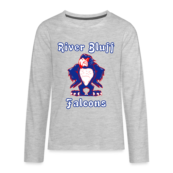 Youth Long Sleeve T-Shirt - more colors available - heather gray