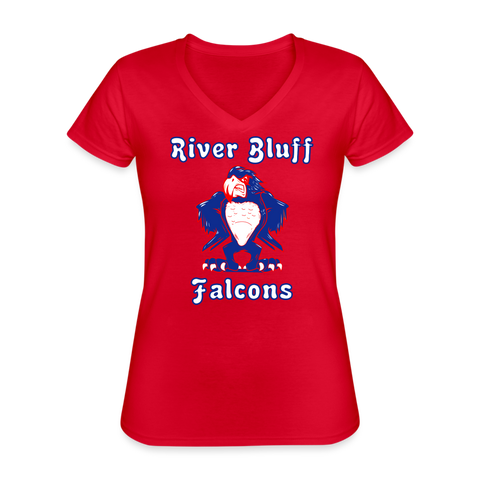 Women's V-Neck T-Shirt - more colors available - red