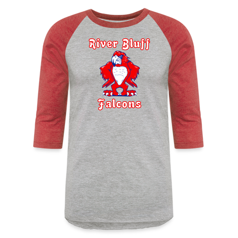 Women's Baseball T-Shirt - more colors available - heather gray/red