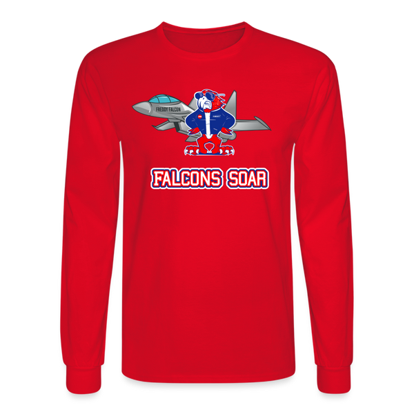 Men's Long Sleeve T-Shirt - more colors available - red